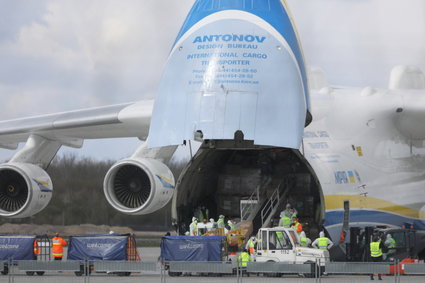 Antonow An-225 Mrija, lecąc do Polski, pobił rekord