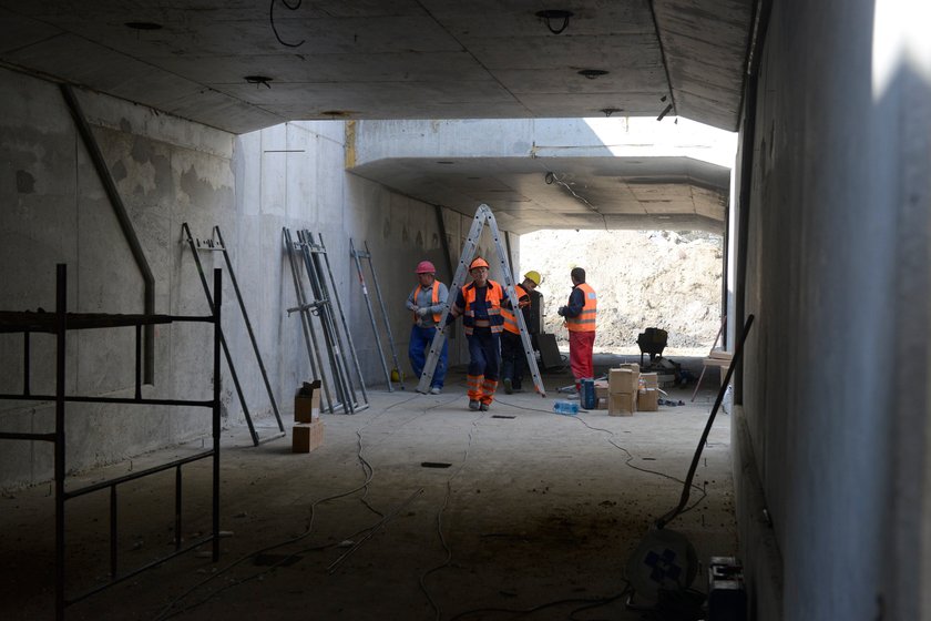 Tunel pod dworcem Wrocław Mikołajów