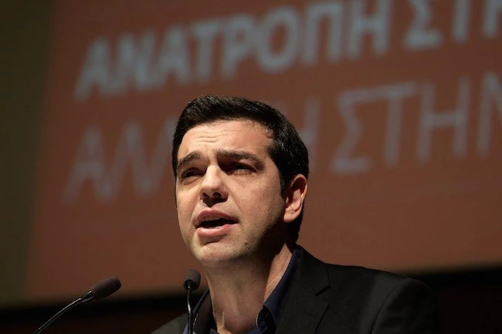 Alexis Tsipras z Europejskiej Partii Lewicy