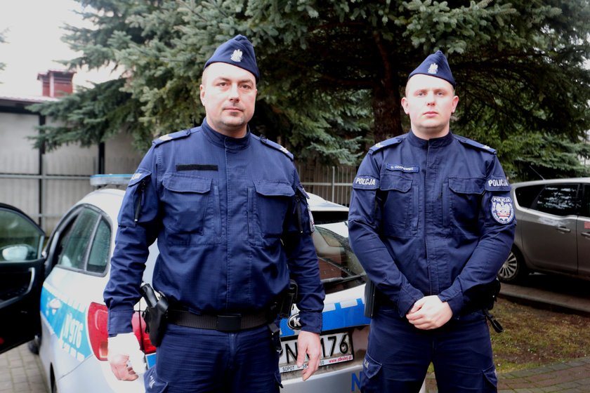 Pacjentka uratowana z pożaru hospicjum w Chojnicach dziękuje policjantom