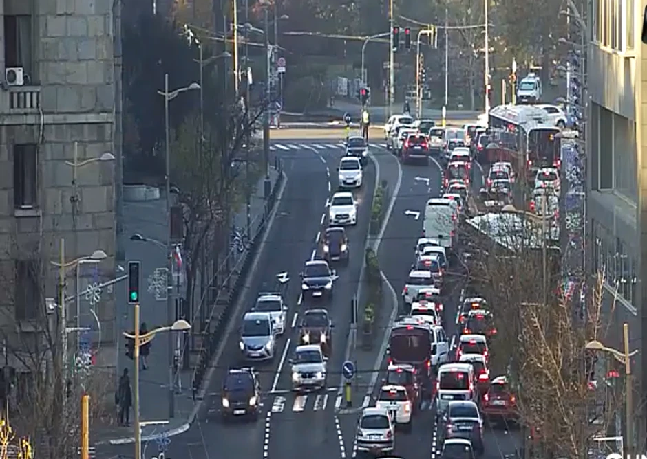 Gužve su i u Takovskoj ulici