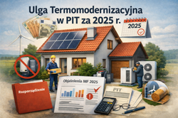 Ulga termomodernizacyjna za 2025 r. Przypominamy zasady i pokazujemy, co się zmieniło!