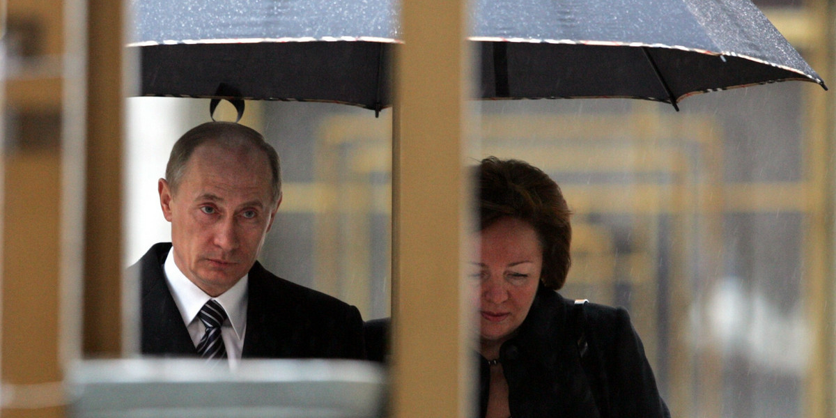 Władimir Putin i Ludmiła Putin w 2008 r.