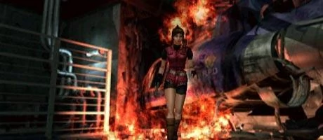 Screen z gry "Resident Evil 2".