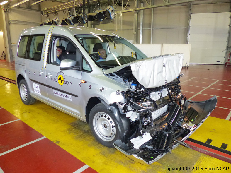 Volkswagen Caddy - test zderzeniowy
