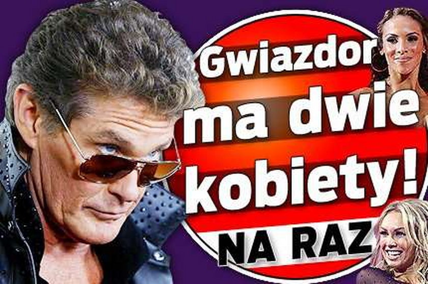 Gwiazdor ma dwie kobiety! Na raz