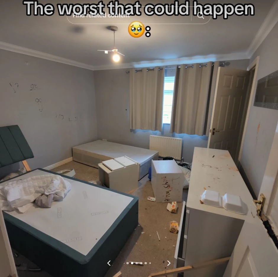 Uništen stan, TikTok