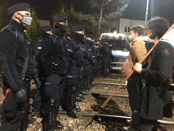 Protest po decyzji Trybunału Konstytucyjnego ws. aborcji