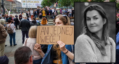 Ciężarna Dorota zmarła tak jak Iza z Pszczyny. Kobiety protestują, a po drugiej stronie... kontrmanifestacja