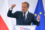 Premier Donald Tusk na Radzie Krajowej PO