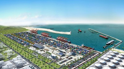  Lekki Deep Sea Port after construction in 2023.