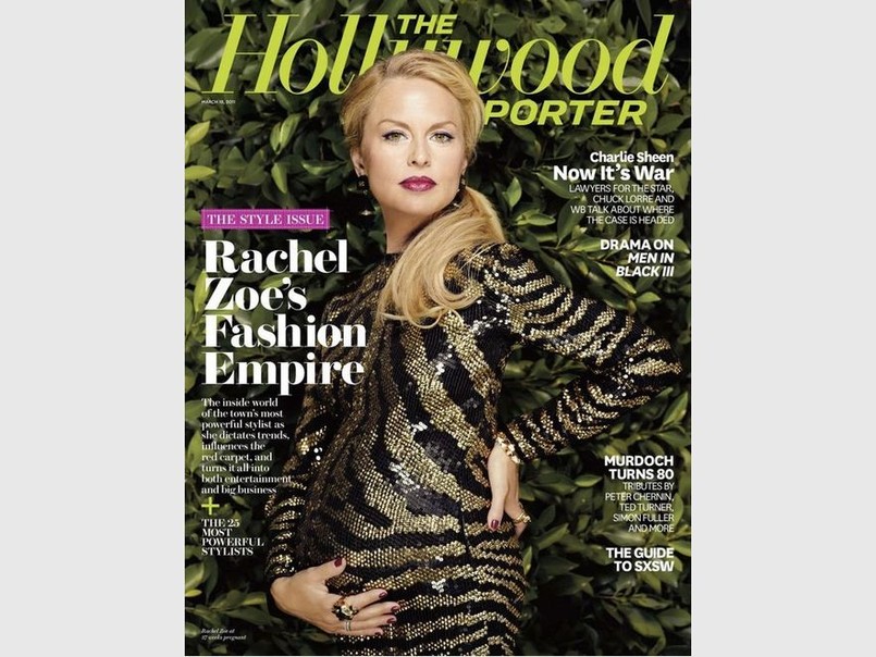 Rachel Zoe na okładce The Hollywood Reporter