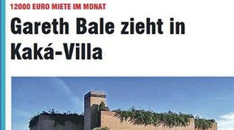 Bale 3,6 millióért bérli Kaká villáját