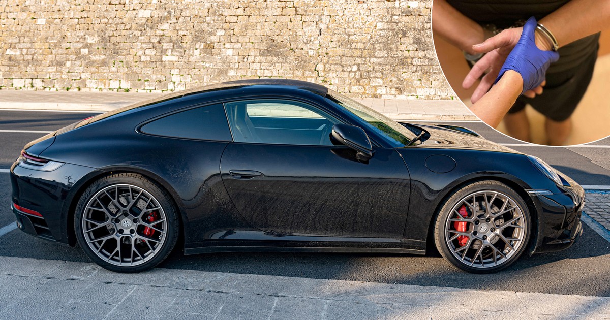 44-latek przyjechał swoim porsche do sopockiej komendy. Szybko tego pożałował