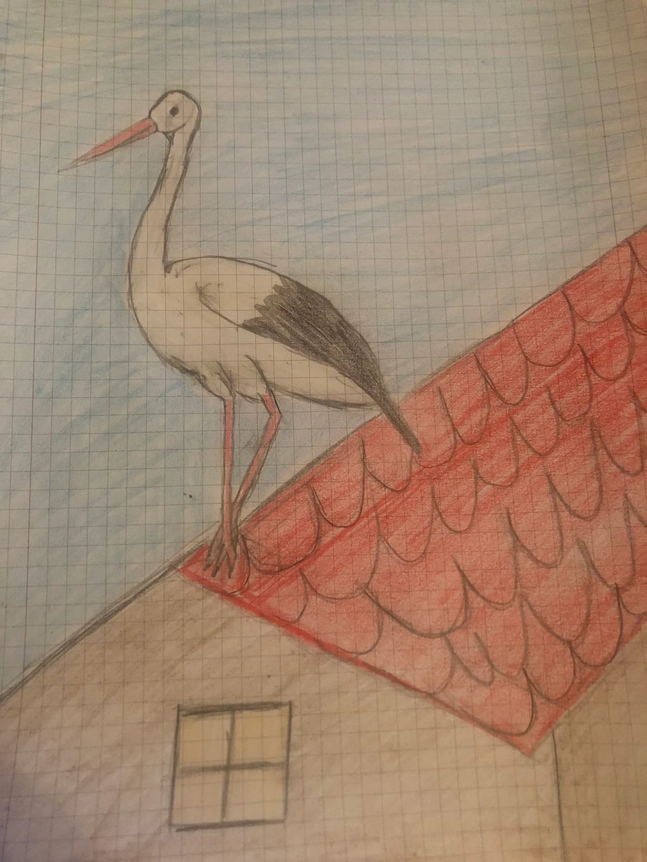 Đaci crtali Savu na časovima likovnog