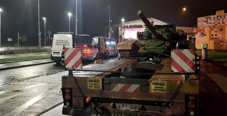 ITD zatrzymała nieprzepisowy transport... czołgów