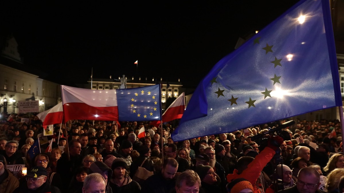 Pałac Prezydencki protest demonstracja