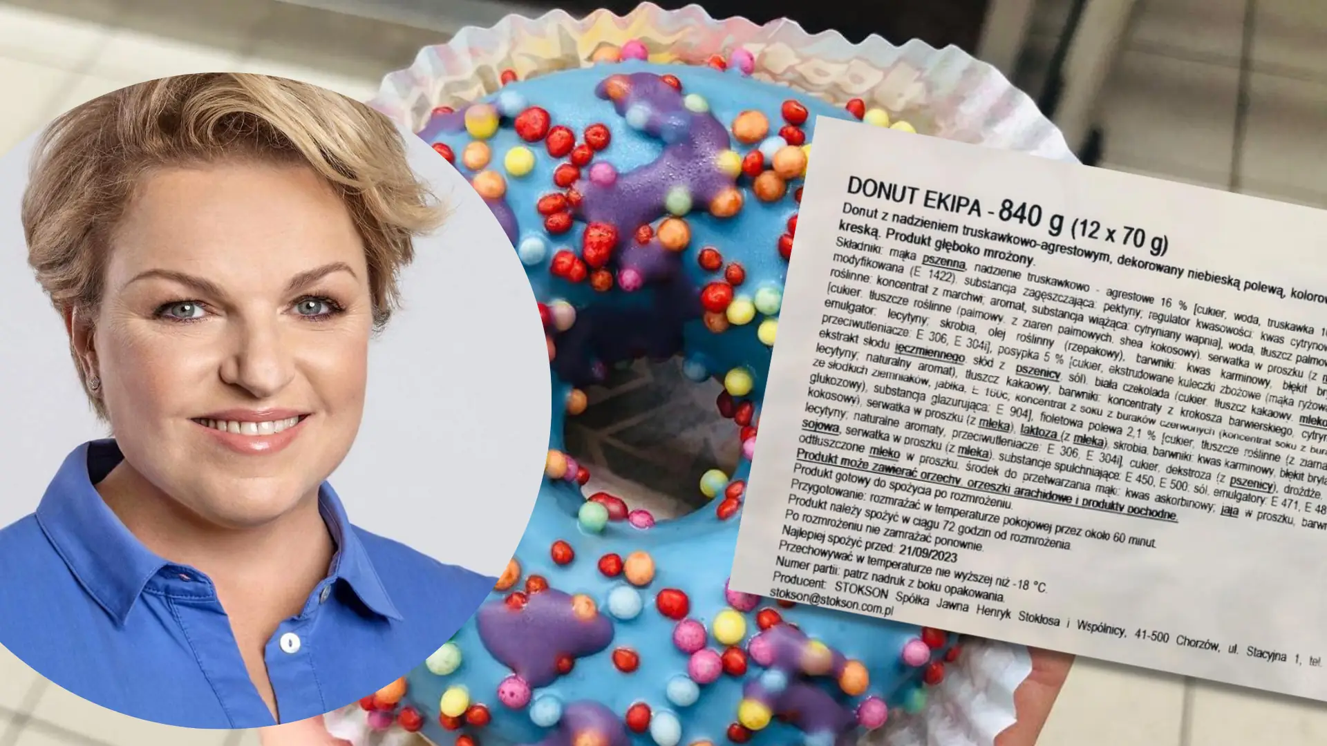 Katarzyna Bosacka o pączkach "Ekipy". "Ten składnik znajdziemy w kostkach do toalet"