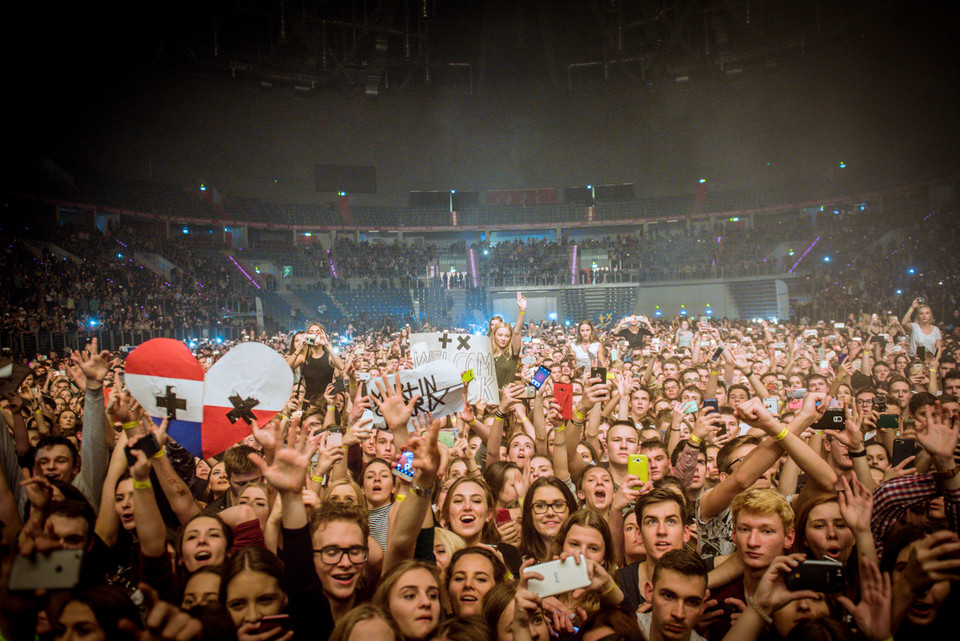 Martin Garrix - koncert w Tauron Arena Kraków - zdjęcia publiczności