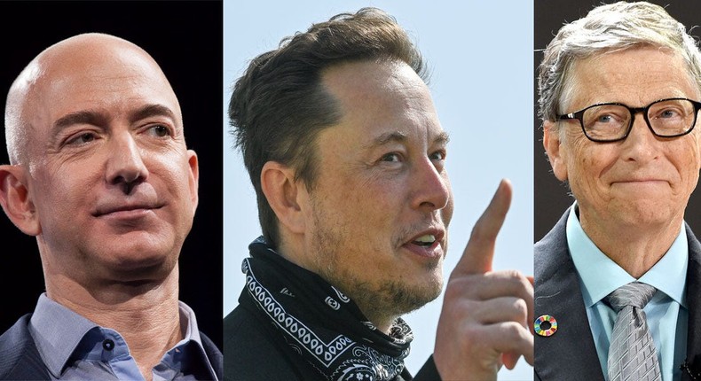 Jeff Bezos, Elon Musk, and Bill Gates are pouring money into brain-computer-interface startups.David Ryder/Getty Images, Patrick Pleul/Getty Images, Jamie McCarthy/Getty Images for Bill & Melinda Gates Foundation