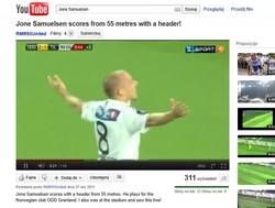 Gol strzelony głową z połowy boiska! Zobacz wideo