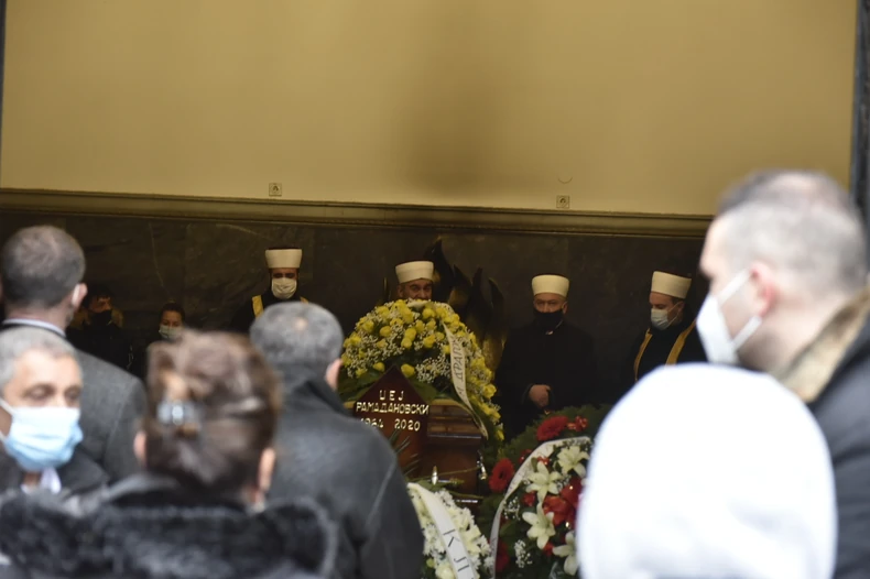 Džej Ramadanovski - sahrana