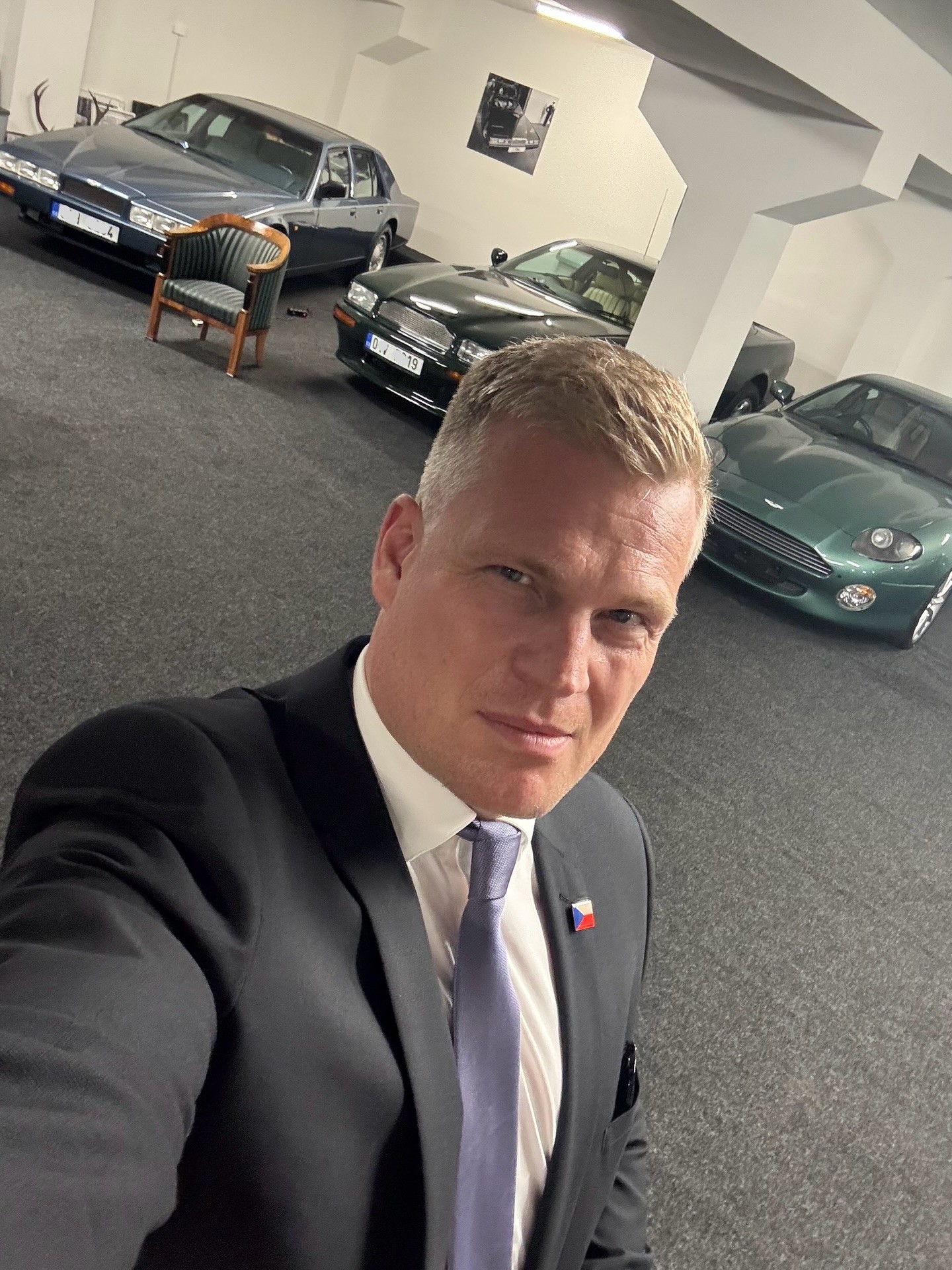 Čestný prezident strany Motoristé sobě Filip Turek.