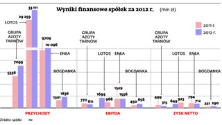 Drogie surowce wpłynęły na wyniki roczne koncernów