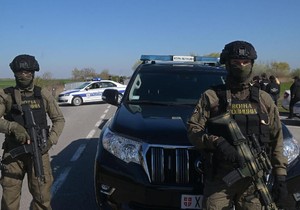 Vojna policija u okolini Kanjiže 5. aprila | Foto: Fonet