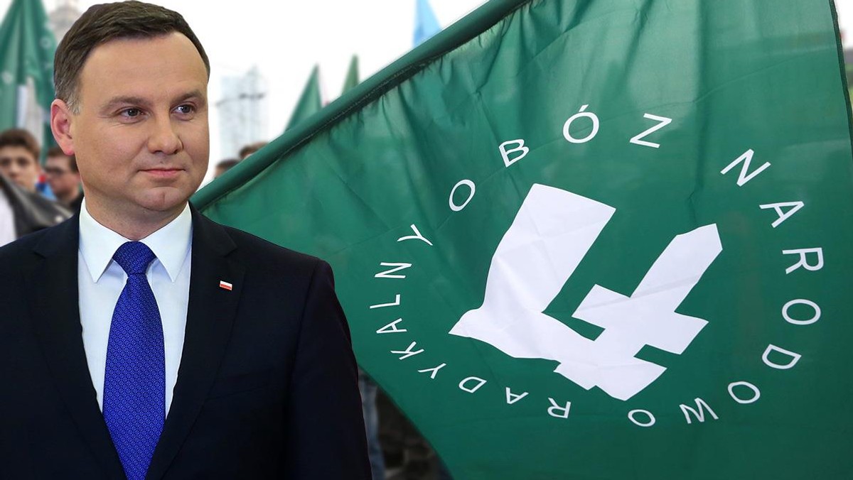 Andrzej Duda ONR narodowcy polityka Prawo i Sprawiedliwość PiS