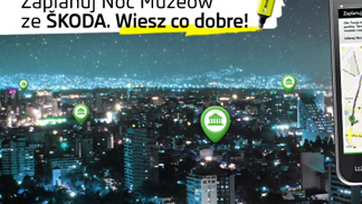 Škoda pomaga zaplanować Noc Muzeów 19/20 maja