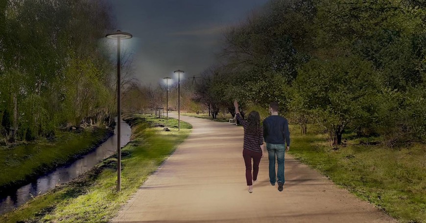 Inwestycja obejmie także kameralne oświetlenie wzdłuż alejek i przy placu zabaw