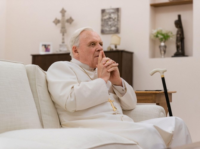 Entoni Hopkins u filmu "The Two Popes "