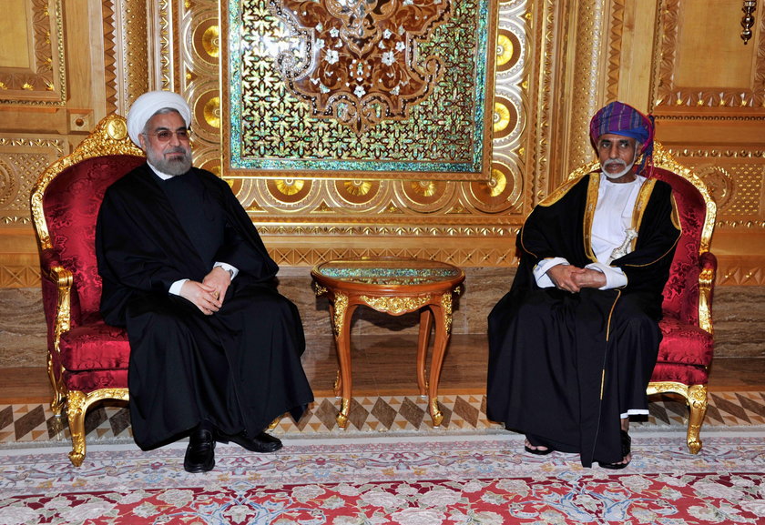 FILE PHOTO: Sultan of Oman Qaboos bin Said al-Said at the Beit Al Baraka Royal Palace in Muscat