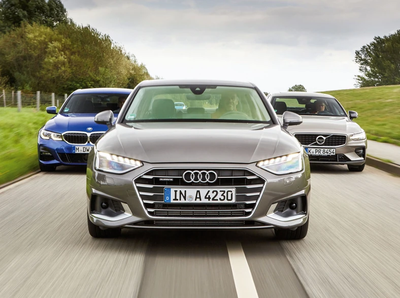 Audi A4 Kontra Bmw Serii 3 I Volvo S60 Tym Jezdzi Biznes Test