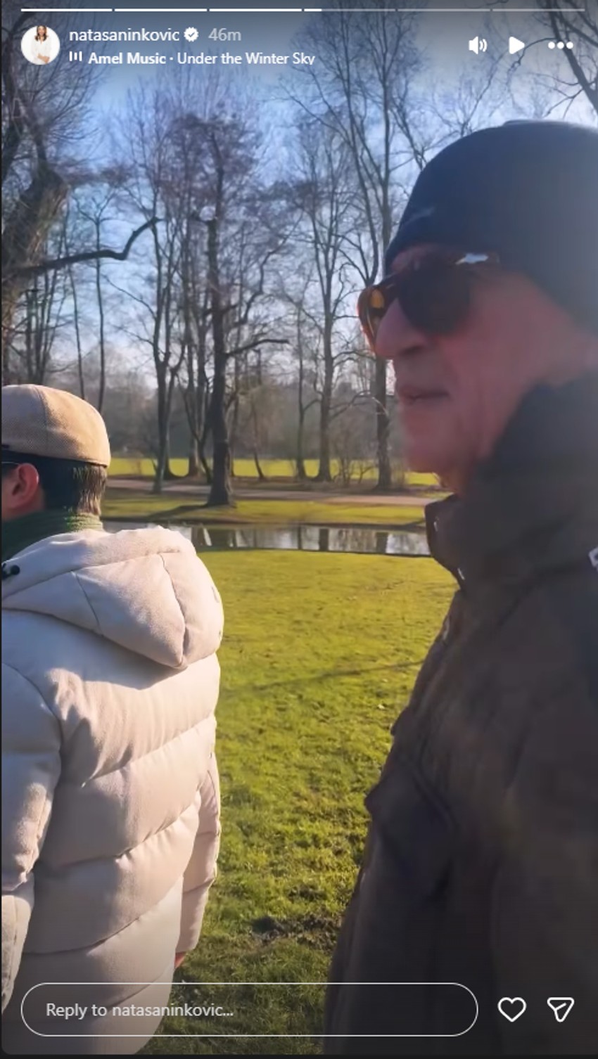 Nataša Ninković sa porodicom