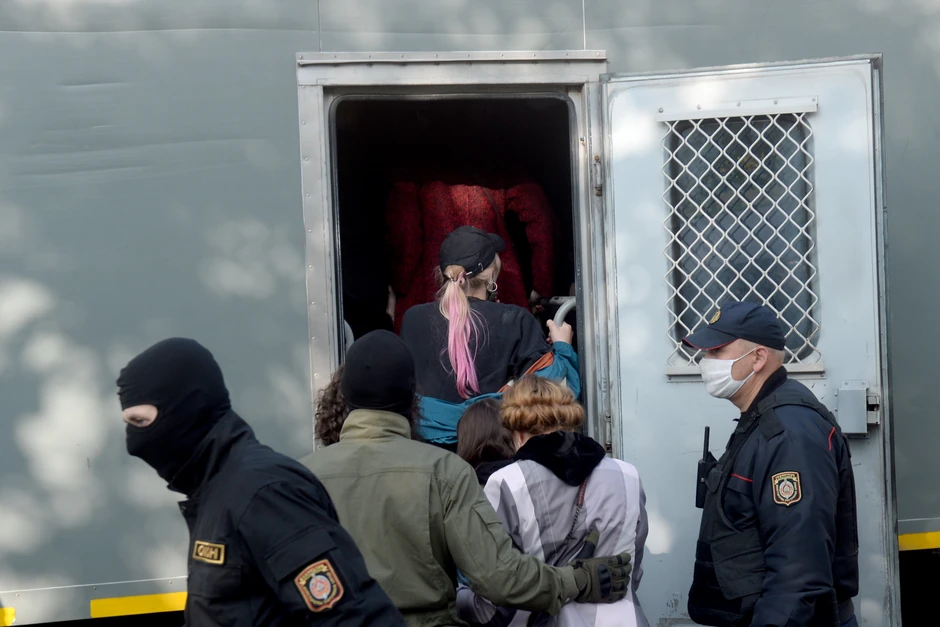 Protesti žena u Minsku