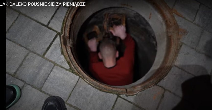 Kadr z filmu pt. "Jak daleko posunie się za pieniądze"