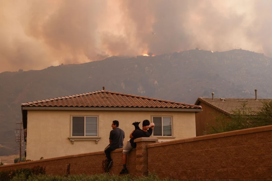 Požar u Kaliforniji, Lejk Elsinor, 10. septembar
