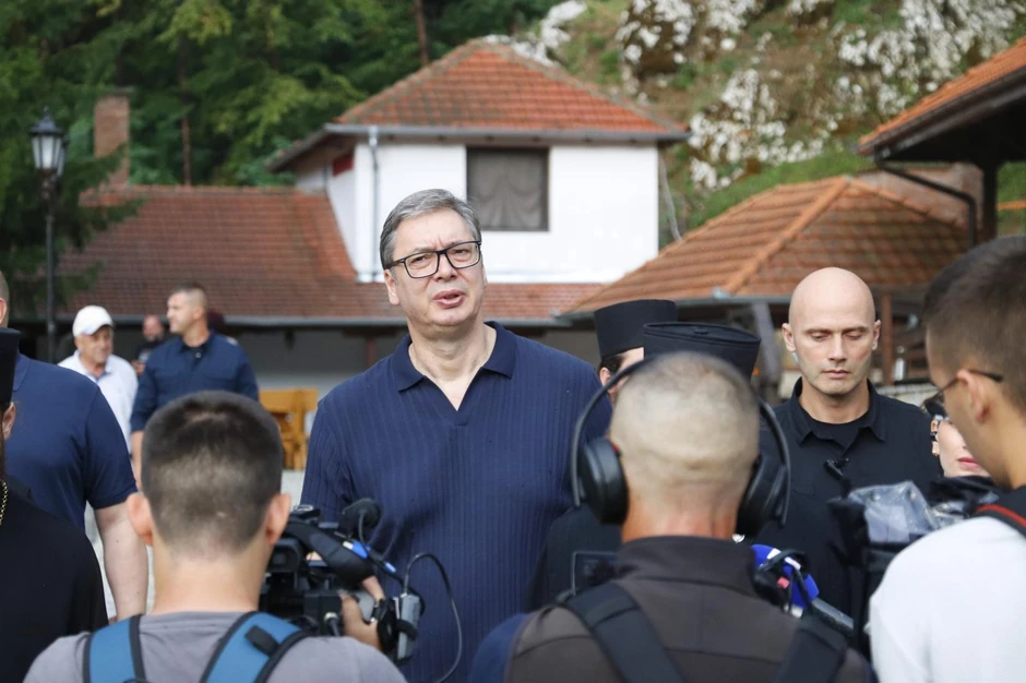 Golubac manastir Tumane Aleksandar Vučić