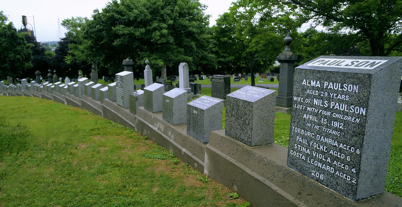 Cmentarz ofiar katastrofy Titanica w Halifax