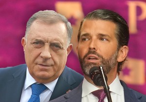 Dodik i Donald Tramp Mlađi
