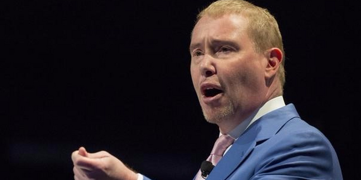Jeffrey Gundlach, chief executive and chief investment officer of DoubleLine Capital, speaks during the Sohn Investment Conference in New York