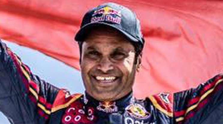 Nasszer
al-Attijah,
kétszeres Dakar-bajnok tereprali-pilóta