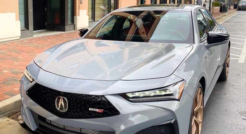 A 2024 Acura TLX Type S.Benjamin Zhang/Business Insider