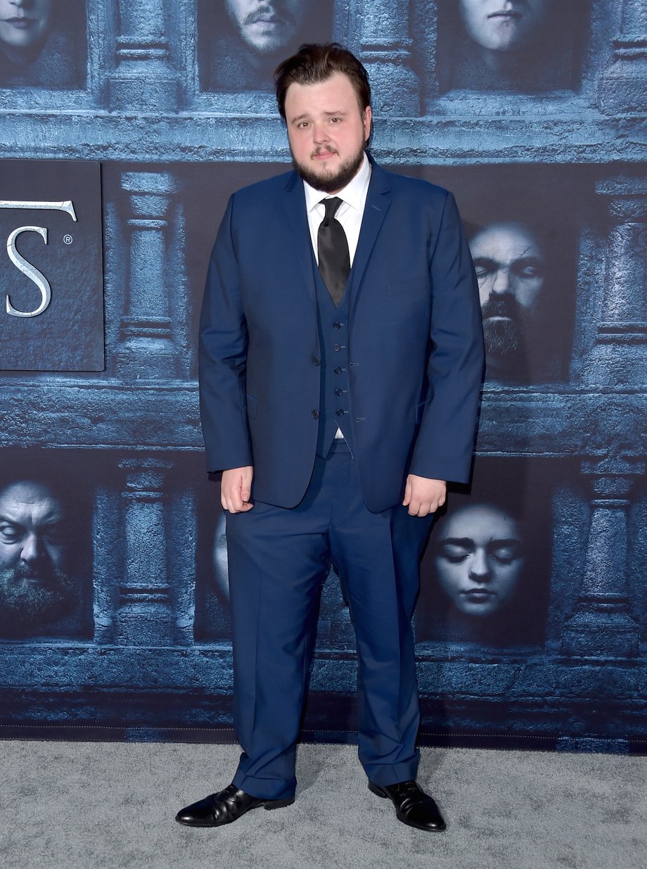 Here's West all cleaned up at the premiere.