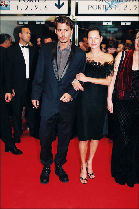 Johnny Depp i Kate Moss (1998)