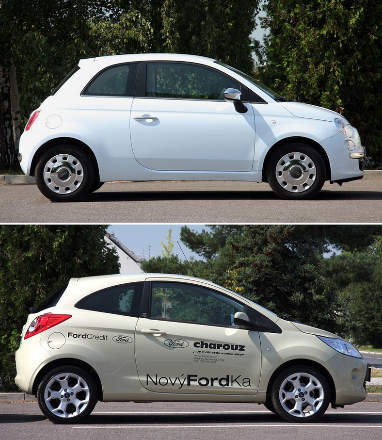 Test: Fiat 500 1,2 (51 kW) vs. Ford Ka 1,2 (51 kW) – Malá piva