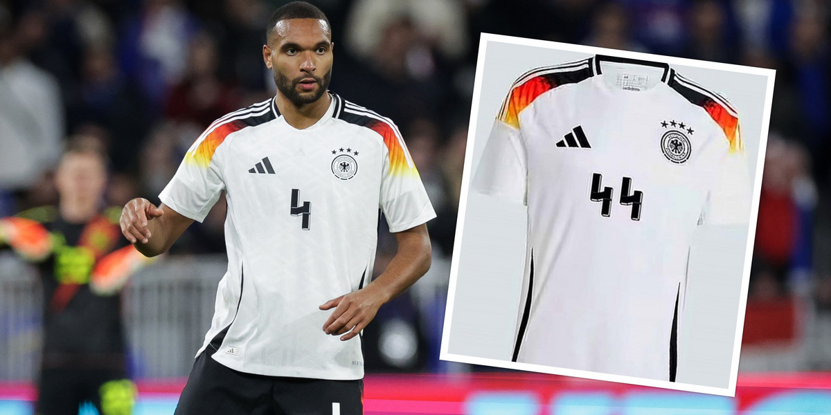 Skandal związany z czcionką cyfry "4" na nowych koszulkach reprezentacji Niemiec, która przypomina prostą runę zwycięstwa. W czasach reżimu nazistowskiego był to emblemat niemieckiej młodzieży z Hitlerjugend.