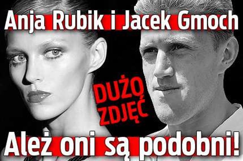 Anja Rubik i Jacek Gmoch. Ależ oni są podobni!